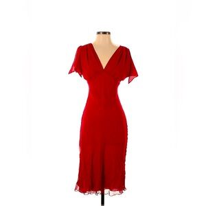 Vintage cocktail dress silk 100%